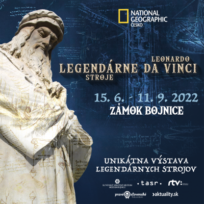 Výstava Legendárne stroje Leonarda da Vinciho - Bojnický zámok