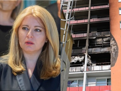 Čaputová vyjadrila úprimnú sústrasť pozostalým obetí požiaru v Handlovej. Ľudom ponúkla ubytovanie