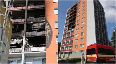 Požiar v Handlovej: Obyvatelia sa budú môcť vrátiť domov najskôr o tri mesiace.