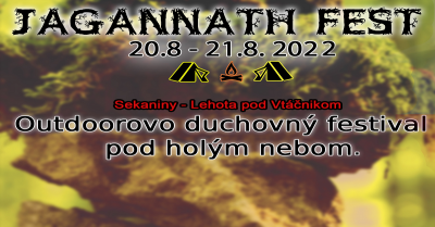 Jagannath FEST 6. ročník - Outdoorovo-duchovný festival pod holým nebom