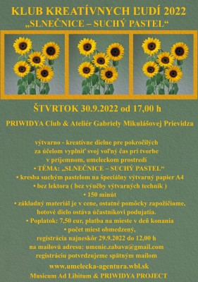 KLUB KREATÍVNYCH ĽUDÍ 2022 - SUCHÝ PASTEL