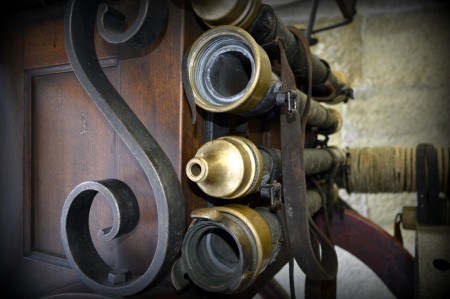 Foto: Na Bojnickom zámku môžete vidieť historickú parnú striekačku, ktorá pomáhala pri hasení požiaru v roku 1950 0