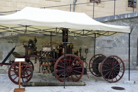 Foto: Na Bojnickom zámku môžete vidieť historickú parnú striekačku, ktorá pomáhala pri hasení požiaru v roku 1950 8