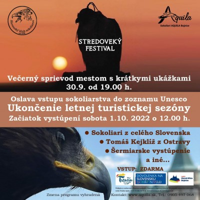 Stredoveký festival Bojnice - Ukončenie letnej sezóny