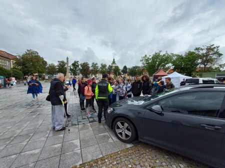 Foto a video: Enviro aktivity zaplnili námestie v Prievidzi v rámci Európskeho týždňa mobility 2