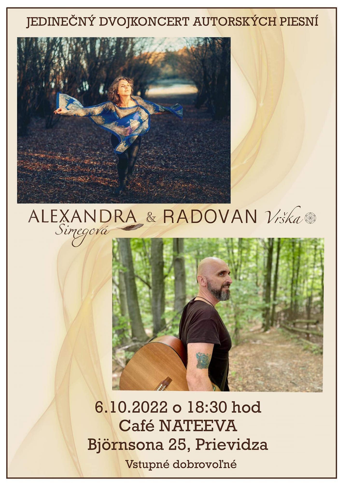 Koncert: Alexandra Šimegová & Radovan Vrška