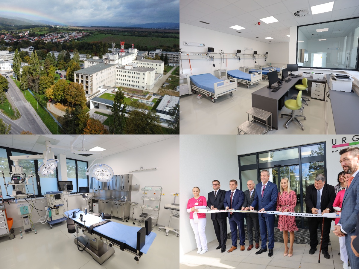 Foto a video: Bojnická nemocnica dnes otvorila nový urgentný príjem za 5,2 milióna eur