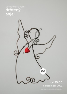 Tvorivý workshop - Drôtený anjel