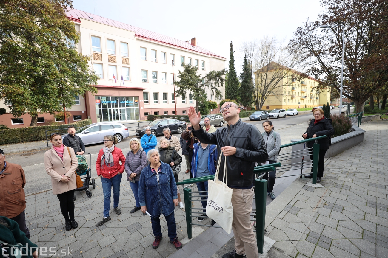 Foto: Komentovaná prechádzka sídliskom Píly v rámci projektu Čo sa píli na sídlisku Píly: Staré sídlisko