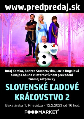 Zrušené - FROZEN - Slovenské ľadové kráľovstvo 2