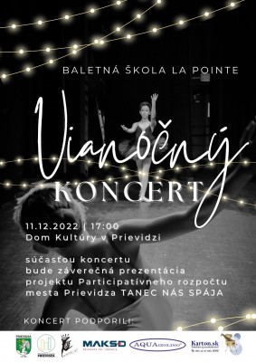 Vianočný koncert baletnej školy La Pointe
