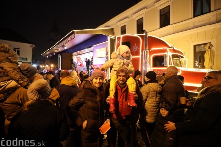 Foto a video: Vianočný Coca-Cola kamión - Prievidza 2022 29