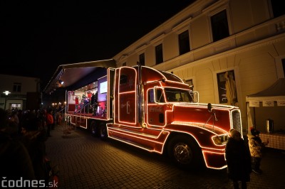 Foto a video: Vianočný Coca-Cola kamión - Prievidza 2022
