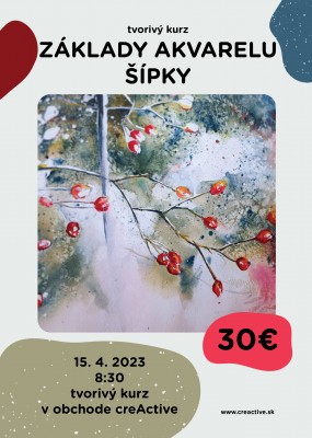 Tvorivý workshop - Základy akvarelu, lekcia 2 - šípky v lese