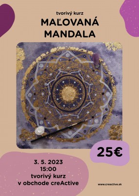 Tvorivý workshop - Maľovaná mandala