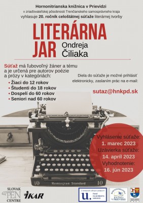 Literárna jar Ondreja Čiliaka 2023