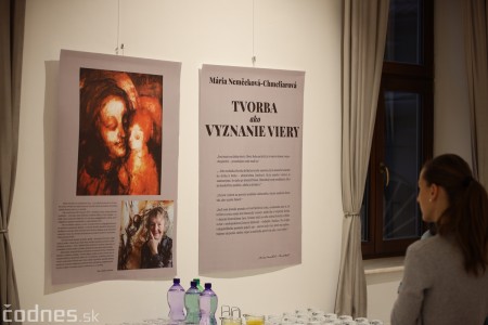 Foto: Výstava v Prievidzi predstavuje sakrálnu tvorbu Márie Nemčekovej-Chmeliarovej 22