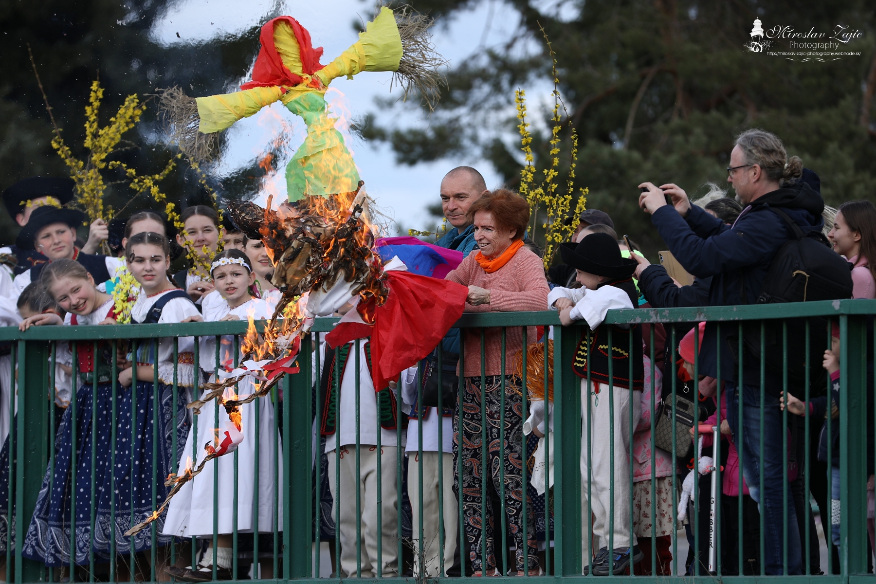 Foto: Vynášanie Moreny v Prievidzi 2023