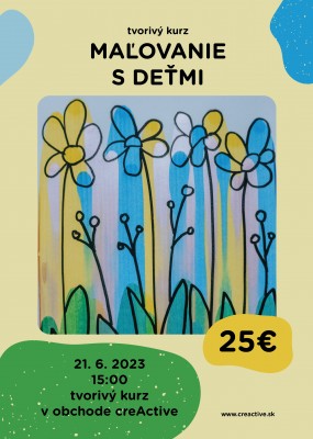 Tvorivý workshop - Maľovanie s deťmi