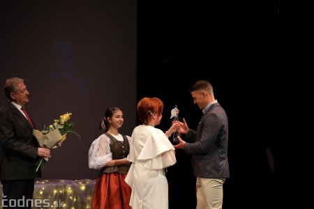 Foto: Tváre mesta 2022 Prievidza, spojený s odovzdávaním mestských ocenení Prievidzský anjel, Cena primátora mesta, Cena mesta - zoznam ocenených. 15