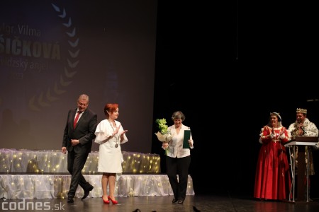 Foto: Tváre mesta 2022 Prievidza, spojený s odovzdávaním mestských ocenení Prievidzský anjel, Cena primátora mesta, Cena mesta - zoznam ocenených. 16