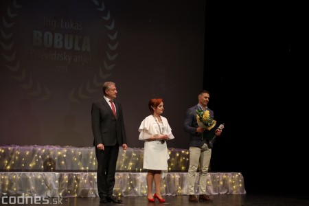 Foto: Tváre mesta 2022 Prievidza, spojený s odovzdávaním mestských ocenení Prievidzský anjel, Cena primátora mesta, Cena mesta - zoznam ocenených. 17