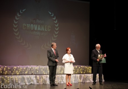 Foto: Tváre mesta 2022 Prievidza, spojený s odovzdávaním mestských ocenení Prievidzský anjel, Cena primátora mesta, Cena mesta - zoznam ocenených. 19