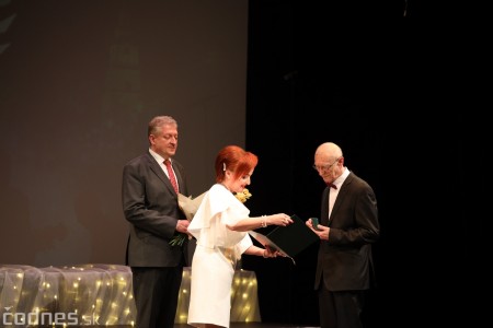 Foto: Tváre mesta 2022 Prievidza, spojený s odovzdávaním mestských ocenení Prievidzský anjel, Cena primátora mesta, Cena mesta - zoznam ocenených. 28
