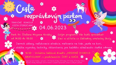 CESTA ROZPRÁVKOVÝM PARKOM - CESTA STOROČIAMI (TRADIČNÉ REMESLÁ)