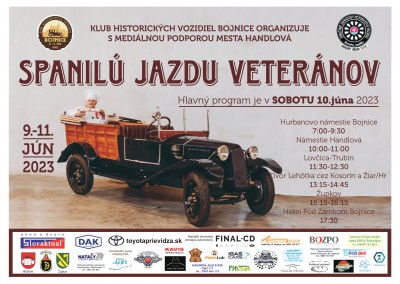 Spanilá jazda veteránov 2023 - Bojnice, Handlová