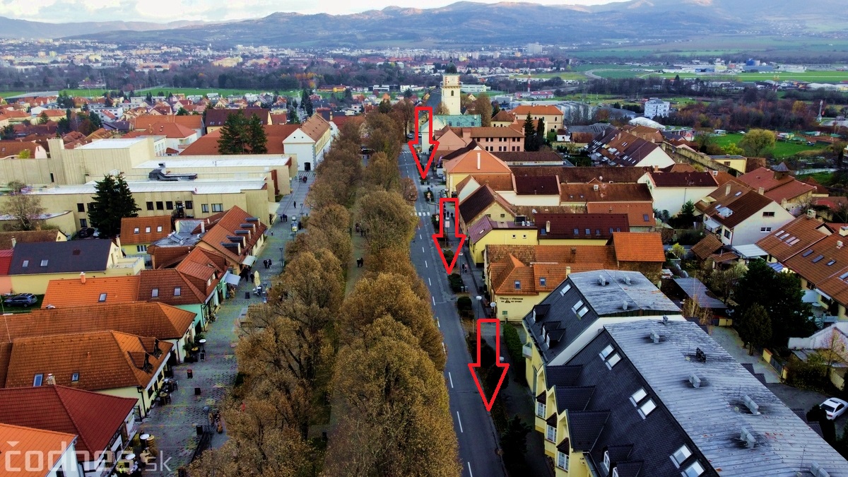 Mesto Bojnice chce urobiť časť rekonštrukcie južnej vetvy námestia ešte tento rok