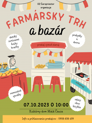 Bazár & Farmársky trh - jesenný