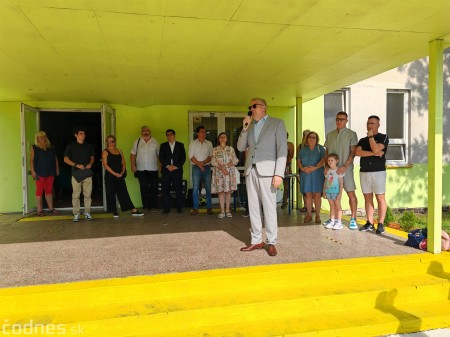 Foto: Dnes slávnostne otvorili zrevitalizovaný športový areál pri CVČ Prievidza. Prispel naň Juraj Kucka 9