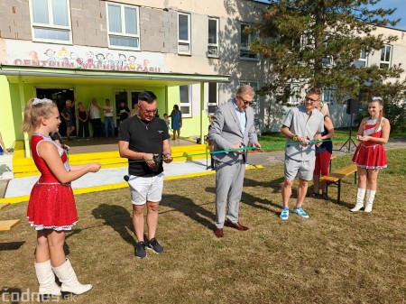 Foto: Dnes slávnostne otvorili zrevitalizovaný športový areál pri CVČ Prievidza. Prispel naň Juraj Kucka 11