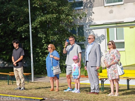 Foto: Dnes slávnostne otvorili zrevitalizovaný športový areál pri CVČ Prievidza. Prispel naň Juraj Kucka 19