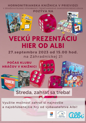 Klub hráčov a veľká prezentácia spoločenských hier
