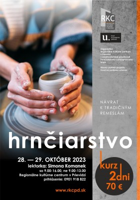 Návrat k tradičným remeslám okt2023: Hrnčiarstvo / OBSADENÉ