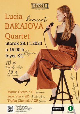 Koncert Lucia Bakaiová Quartet