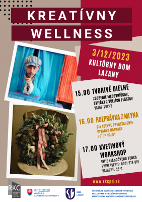 Kreatívny wellness v Lazanoch