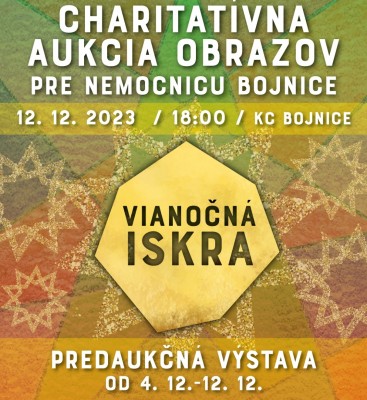 Charitatívna aukcia obrazov - Vianočná iskra - Bojnice 2023
