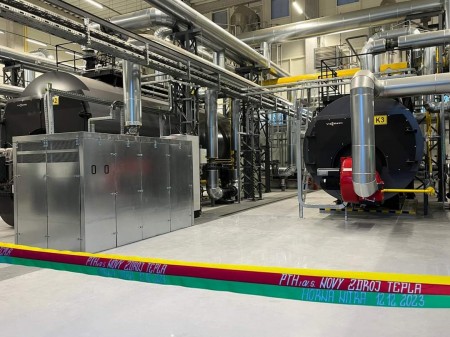 Mesto Prievidza už vykurujú cez nový zdroj tepla, ktorý pochádza z obnoviteľných zdrojov energie 1