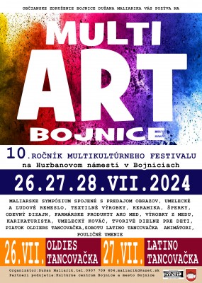 MULTI ART BOJNICE 2024 - 10. ročník multikultúrneho festivalu