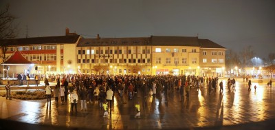 Občiansky protest za zachovanie demokracie - Prievidza