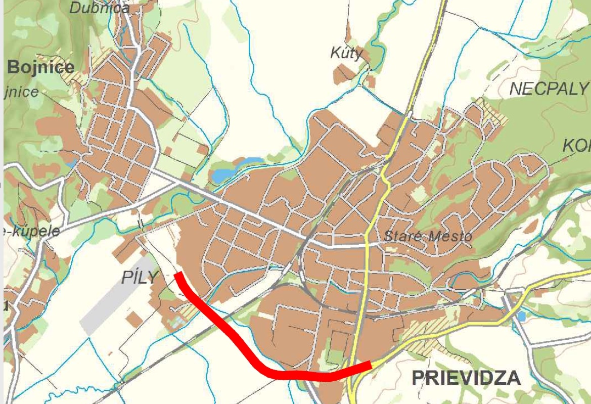 Vyhlásiť novú súťaž na obchvat Prievidze chcú do konca marca