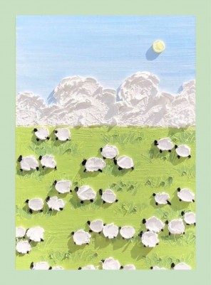 Lúka s ovečkami - workshop maľovania