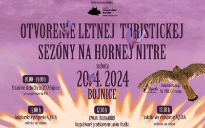 Otvorenie Letnej turistickej sezóny - Bojnice 2024 - program