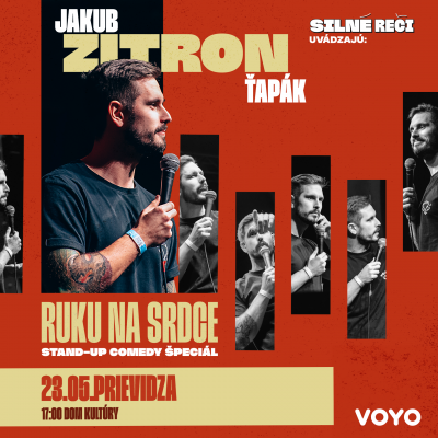 Jakub “Zitron” Ťapák - RUKU NA SRDCE stand up comedy špeciál