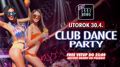🌟 CLUB DANCE PARTY 🌟 Ut 30.4.