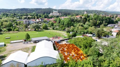 Foto: Nové veľké drevené bludisko Bojnice.