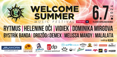 WELCOME SUMMER festival - Bojnice 2024 - kompletný program - line up